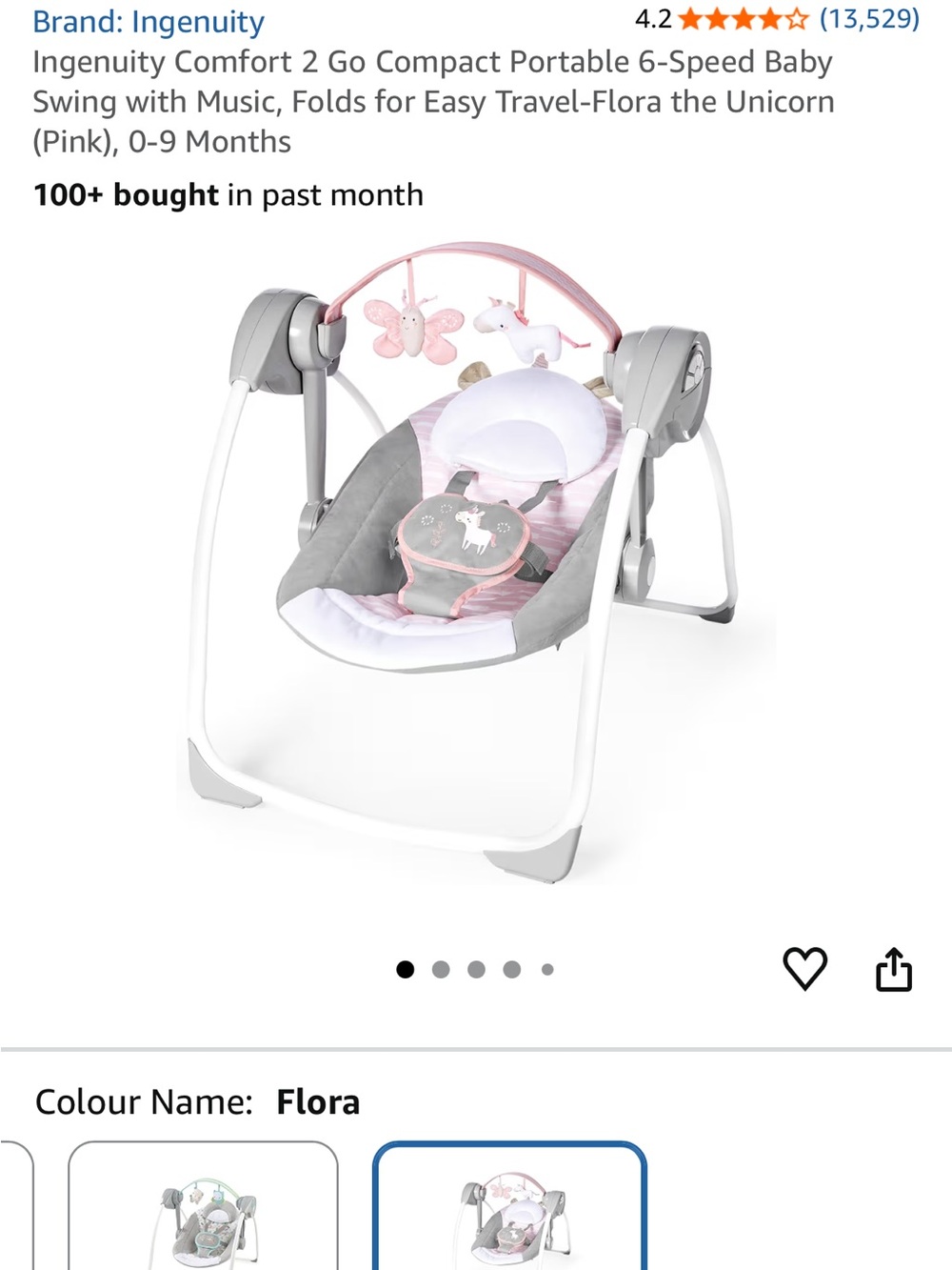 Ingenuity Baby Swing New in box